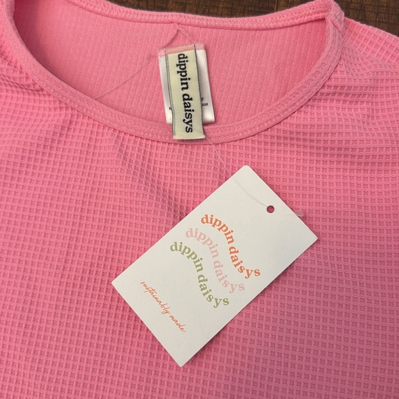 Dippin Daisy’s Joni Bikini Cropped Top Only in Pink - Picture 4 of 9